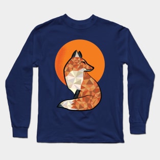 Peaceful Red Fox Long Sleeve T-Shirt